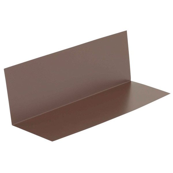 Amerimax Home Products 4 in. W X 12 in. L Galvanized Steel Pre-Bent Flashing Shingle Brown 7091219